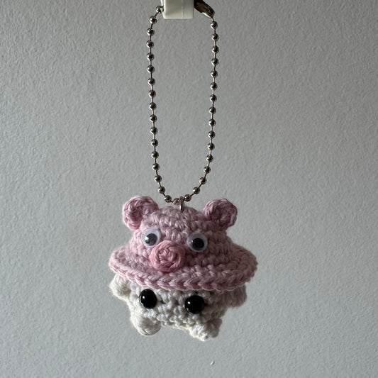 Porte-clé Champignon Cochon