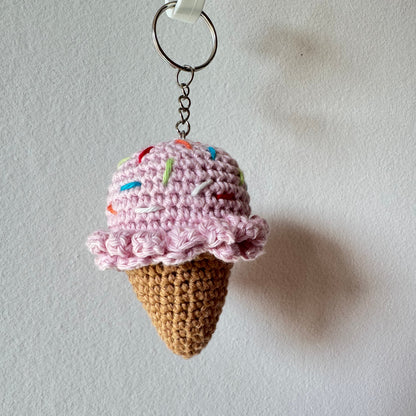 Porte-clé Cornet de glace