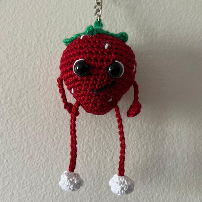 Porte-clé Fraise pantin