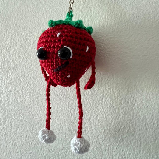 Porte-clé Fraise pantin
