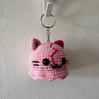 Porte-clé Ghost cat