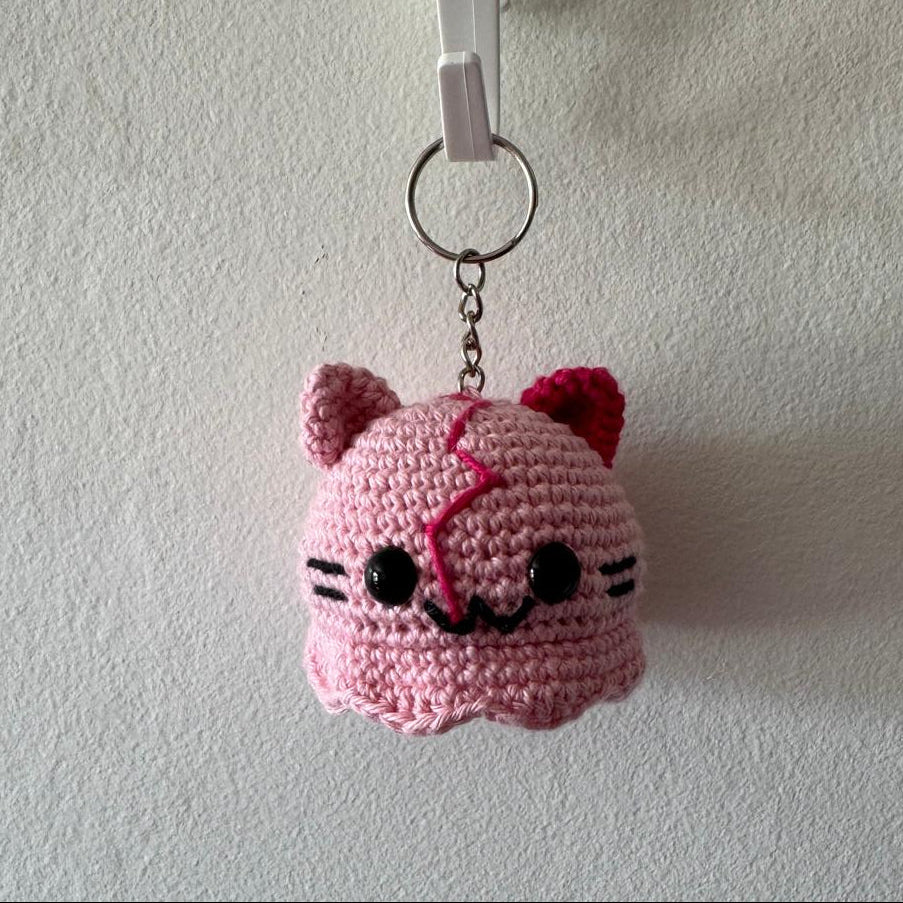 Porte-clé Ghost cat