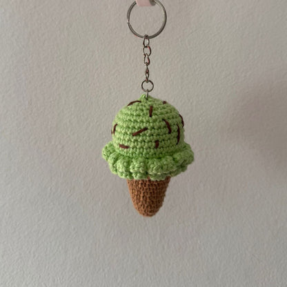 Porte-clé Cornet de glace