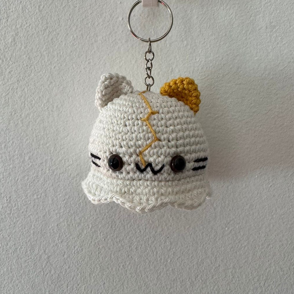 Porte-clé Ghost cat