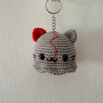 Porte-clé Ghost cat